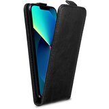 Cadorabo Ohišje, združljivo z Apple iPhone 13 PRO MAX v kaviar črna - Zaščitni ovitek v obliki flipa iz gladkega umetnega usnja, (20551892) Cene