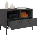  ormarići 2 kom crni 68 x 39 x 50,5 cm čelični | shoptok.hr