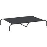  Povišeni krevet za pse crni 130x80x20 cm Oxford tkanina i čelik | Shoptok.si
