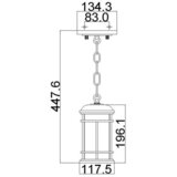 Elstead Lighting ZUNANJA VISEČA SVETILKA Lighthouse 12.1/32.5 cm | Shoptok.si