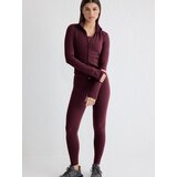 Trendyol Ženska jakna za trening Thmaw25Sk00001, Bordo Slike