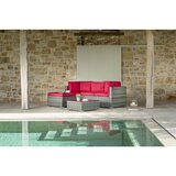 Modern Living lounge garnitura leona rdeča, rjava, 3-Delni set | Shoptok.si