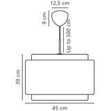  DFTP by Nordlux - Viseći luster TAKAI 1xE27/25W/230V | Eponuda.com
