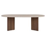 Hanah home sto za dnevnu sobu sable travertine walnut | Eponuda.com