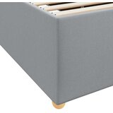  Krevetna konstrukcija Svijetlo siva 90 x 200 cm tkanina | shoptok.hr
