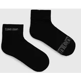 Calvin Klein Nogavice 4-pack moške, črna barva, 701229666