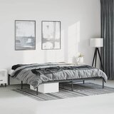 Metalni okvir za krevet crni 193x203 cm | shoptok.hr