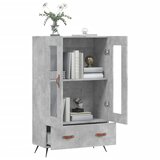  Visoka komoda boja betona 69,5 x 31 x 115 cm konstruirano drvo | shoptok.hr