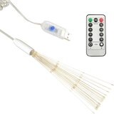  Božićno svjetlo s izgledom vatrometa toplo bijelo 20 cm 140 LED | shoptok.hr
