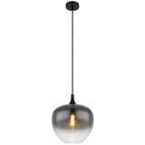 Lesnina-XXXL Viseća svjetiljka Maxy (60 W, Ø x V: 290 x 1.200 mm, Stakleno sjenilo, Crna, E27) | shoptok.hr