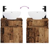  Umivaonik s policom za zid Staro drvo 49 x 44,5 x 66,5 cm | shoptok.hr