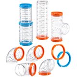 Ferplast komplet tunelov za kletke kit tube curve - 9 kos | Shoptok.si
