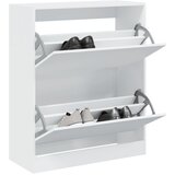  The Living Store Omarica za čevlje bela 80x34x96,5 cm inženirski les - Omarica Za Čevlje, (21485843) Cene