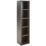 Antracitno siv regal 45x197 cm Agenda –