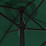  Vrtni suncobran s aluminijskom šipkom 460 x 270 cm zeleni | shoptok.hr