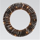  LED Božićni venac 30xLED/3xAA prečnik 40 cm topla bela venac/crna | Eponuda.com