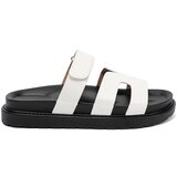 Shelvt Comfortable white platform flip-flops Cijene