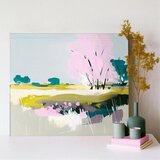  Pejzaž na platnu apstraktni dan u prirodi (kolekcija pastel) | shoptok.hr