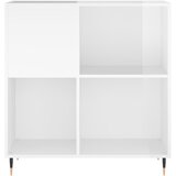 Ormarić za ploče sjajni bijeli 84,5x38x89 cm konstruirano drvo | shoptok.hr