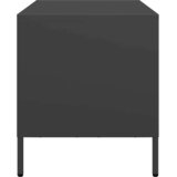 TV ormarić crni 68 x 39 x 43,5 cm hladno valjani čelik | shoptok.hr