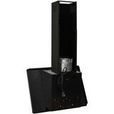  Kuhinjska napa 60 cm nerjaveče jeklo in kaljeno steklo črna, (20769670) | Shoptok.si