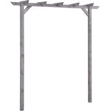  Vrtna pergola siva 200 x 40 x 205 cm od impregnirane borovine | shoptok.hr