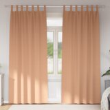  Zavjese sa zavjesama 2 pcs Svjetlosmeđa 260 x 140 cm Poliester Cijene