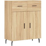  Visoka komoda hrasta sonome 69,5x34x180cm od konstruiranog drva Slike