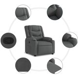  Naslonjač od tkanine tamnosivi | shoptok.hr