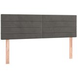  Box spring posteljni z vzmetnico temno siv 140x190 cm žamet, (20791589) | Shoptok.si