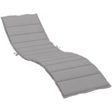  Jastuk za ležaljku sivi 200 x 70 x 3 cm od tkanine Oxford | Eponuda.com
