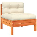  6-dijelni set vrtnih sofa s jastucima voštano smeđi od borovine | shoptok.hr