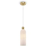 MOD302PL-01W - Luster na sajli ANTIC 1xE14/40W/230V zlatna/bela