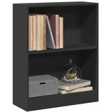  Polica za knjige crna 60 x 24 x 76 cm od konstruiranog drva | Eponuda.com