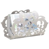 Brandani Preziosi stojalo za časopise 39x10xh26cm sivo / kovina, (20454201) | Shoptok.si
