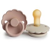 FRIGG® tolažilna duda daisy natural rubber blush & cream Cene