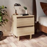  Nočna omarica z nogami 2 kosa sonoma hrast 40x35x50 cm, (20734761) | Shoptok.si