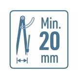Extol Premium kružidlo za označavanje/sa vrhom 0-280 mm | Eponuda.com