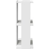 vidaXL Regal za knjige s 3 razine bijeli 60x30x80 cm konstruirano drvo | shoptok.hr