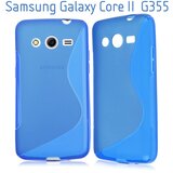  Gumijasti / gel etui S-Line za Samsung Galaxy Core 2 - modri Cene