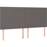  Okvir za krevet s uzglavljem sivi 200x200 cm od umjetne kože | shoptok.hr