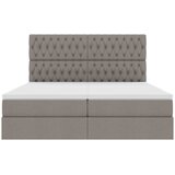  s od storage s uzglavljem Sivosmeđa 180 x 200 cm Tkanina | shoptok.hr