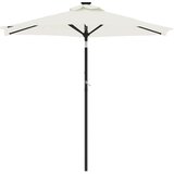  Vrtni suncobran s čeličnom šipkom bijeli 225 x 225 x 212 cm | Eponuda.ba