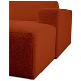 Scandic Opečnato oranžen modul za sedežno garnituro iz tkanine bouclé (desni kot) Roxy – | Shoptok.si