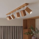  Sollux SL.1040 - Spot svetiljka KEKE 1xGU10/40W/230V 10 cm hrast | Eponuda.com