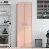 Ormarić Omarica za shranjevanje 2 pcs Roza 60 x 40 x 180 cm Jeklo, (5000152835) | Shoptok.si