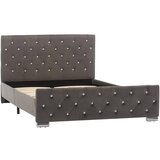  Okvir za krevet od tkanine sivi 120 x 200 cm | Eponuda.com