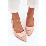 Boto Heels with decoration beige Celira | ePonuda.com
