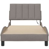  posteljni okvir brez vzmetnice Taupe 80x200cm Tkanina | Shoptok.si