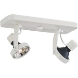 QAZQA Dizajnerski stropni reflektor bel GU10 70mm 2-luči nastavljiv - Vo Cene